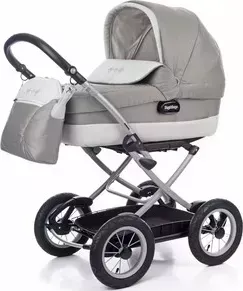 Коляска PEG-PEREGO -люлька Culla Auto с шасси Velo 58.5 Nero (серо/белый)