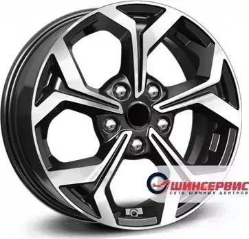 Диск автомобильный КиК ZV Focus KC878 ZV R16 / 6.5J PCD 5x108.00 ET 50.00 ЦО 63.35