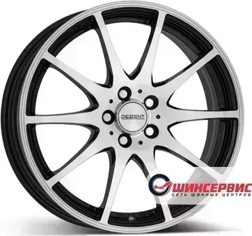 Диск автомобильный Dezent TI dark TI R16 / 6.5J PCD 5x108 ET 50.00 ЦО 70.10