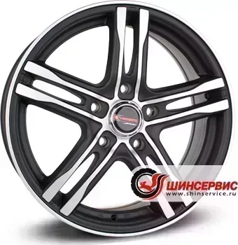 Диск автомобильный Yamato Akita R16 / 6.5J PCD 5x114.3 ET 40.00 ЦО 66.10