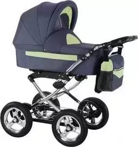 Коляска 2 в 1 Aro Team модульная 2 в 1 Cocoline графит - зеленый 90