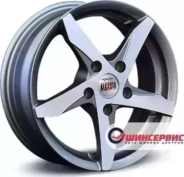 Диск автомобильный Alcasta M09 R14 / 5.5J PCD 4x100 ET 43.00 ЦО 60.10