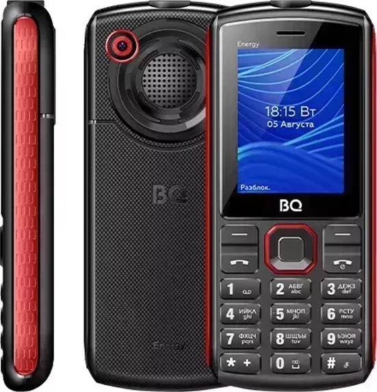 Мобильный телефон BQ 2452 Energy Black+Red