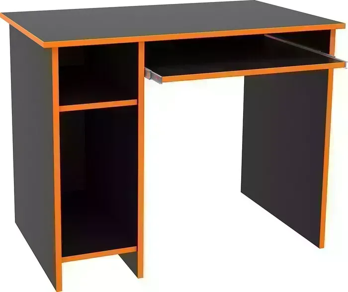 Стол письменный МДК Black Оранж (BL - СТК1О)