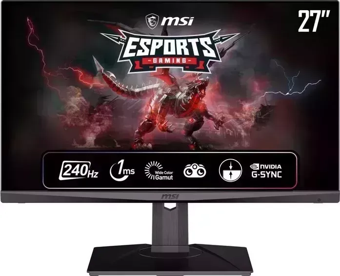Монитор MSI LCD Optix MAG274QRX 27" 16:9, 2560x1440 (WQHD), IPS, 240 Гц, 1мс, 1000:1, HDMI, DP