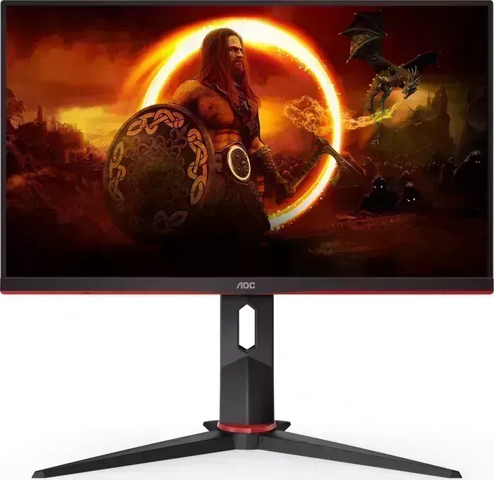 Монитор AOC 23.8" Gaming 24G2U5-BK черный/красный IPS 1ms 16:9 HDMI M/M матовая HAS Piv 250cd 178гр/178гр 1920x1080 FreeSync Premium