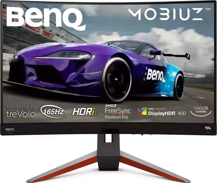 Монитор BenQ EX2710R LCD 27'' [16:9] 2560x1440(WQHD) VA, Черный, Коричневый