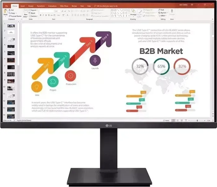 Монитор LG 27BP450Y-B LCD 27'' [16:9] 1920x1080(FHD) IPS, Black