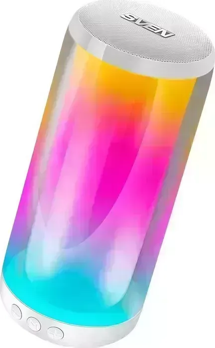 Портативная колонка Sven АС PS-265 белый 10W 1.0 BT/3.5Jack/USB 10м 2000mAh (без.бат) (SV-021344)