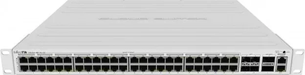 Коммутатор MikroTik CRS354-48P-4S+2Q+RM 1x100Mb 48G 4SFP+ 48PoE+ 700W управляемый