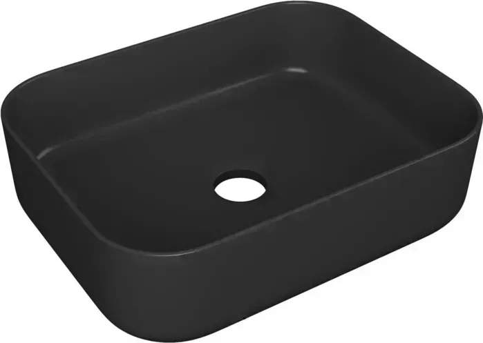 Раковина Point -чаша Меркурий 50х39 черная матовая (PN43832BM)