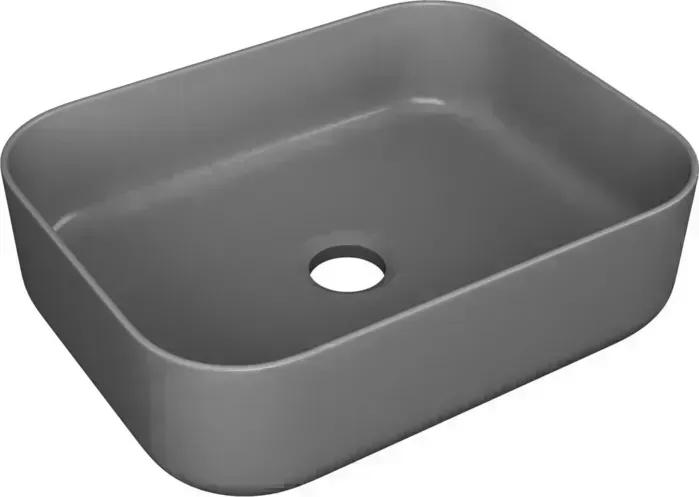 Раковина Point -чаша Меркурий 50х39 графит (PN43832GM)