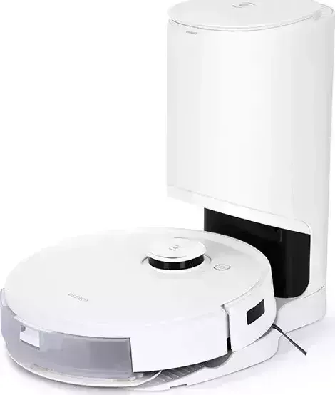 Робот-пылесос Ecovacs DLX13 Floor Cleaning Robot DEEBOT T9+ White (РУ версия) со станцией выгрузки мусора модели CH1918