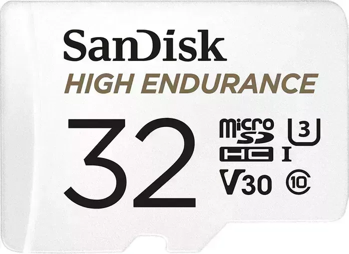SD карта Sandisk 32GB High Endurance microSDHC Card with Adapter - for Dashcams & home monitoring