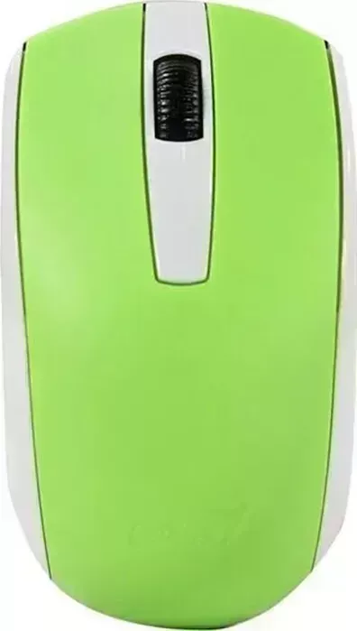 Мышь компьютерная Genius ECO-8100 зеленая (Green), 2.4GHz, BlueEye 800-1600 dpi, аккумулятор NiMH new package