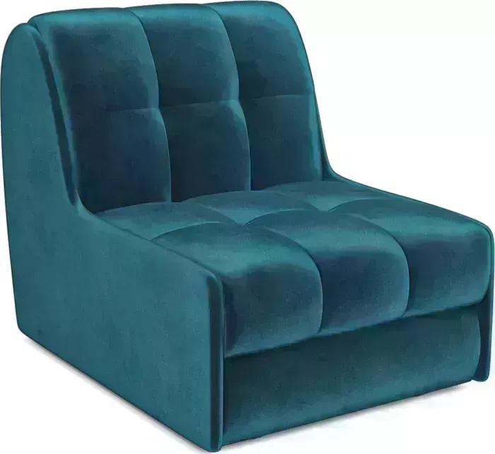 Кресло Mebel Ars Барон №2 (бархат сине-зеленый STAR VELVET 43 BLACK GREEN)