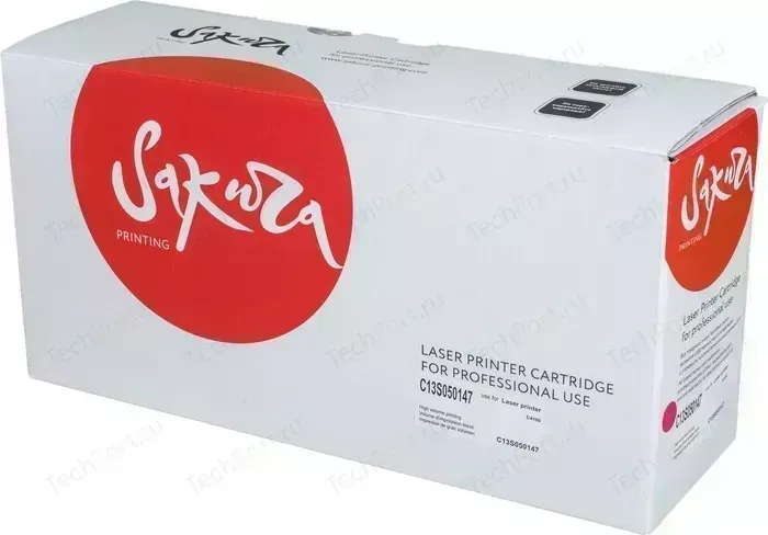 Картридж Sakura C13S050147 пурпурный, 8000 стр.