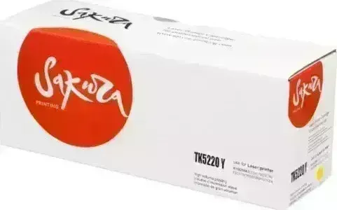 Картридж Sakura TK5220Y желтый, 1200 стр.