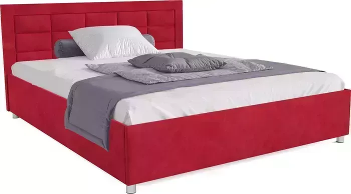 Кровать Mebel Ars Версаль 140 см (кордрой красный)