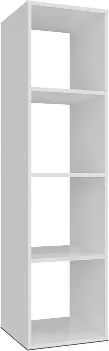 Стеллаж Mebel Ars Калакс 1х4 (белый)