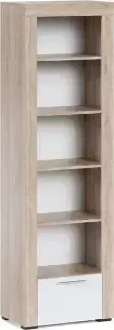 Стеллаж Mebel Ars Мартин (дуб сонома/белый)