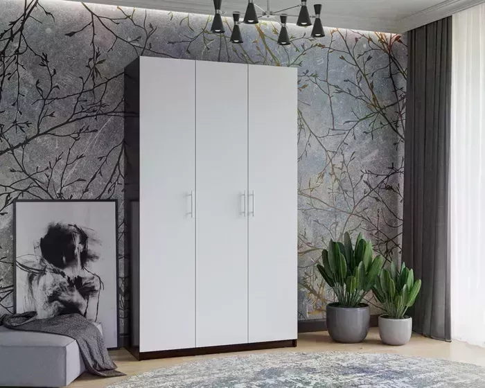 Шкаф Mebel Ars Элит (венге цаво/белый)