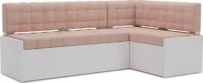 Кухонный диван Mebel Ars Ганновер правый угол (Кордрой бежевый) 178х82х103 см