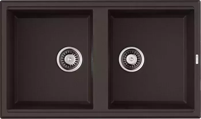 Мойка кухонная OMOIKIRI Tedori 86-2-DC темный шоколад (4993928)