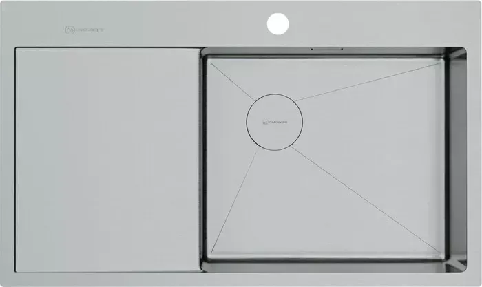 Мойка кухонная OMOIKIRI Akisame 86-IN-R Side нержавеющая сталь (4997042)