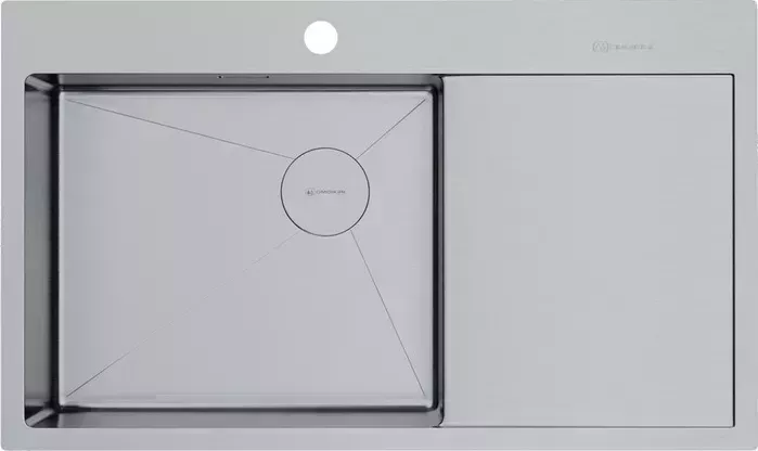 Мойка кухонная OMOIKIRI Akisame 86-IN-L Side нержавеющая сталь (4997031)