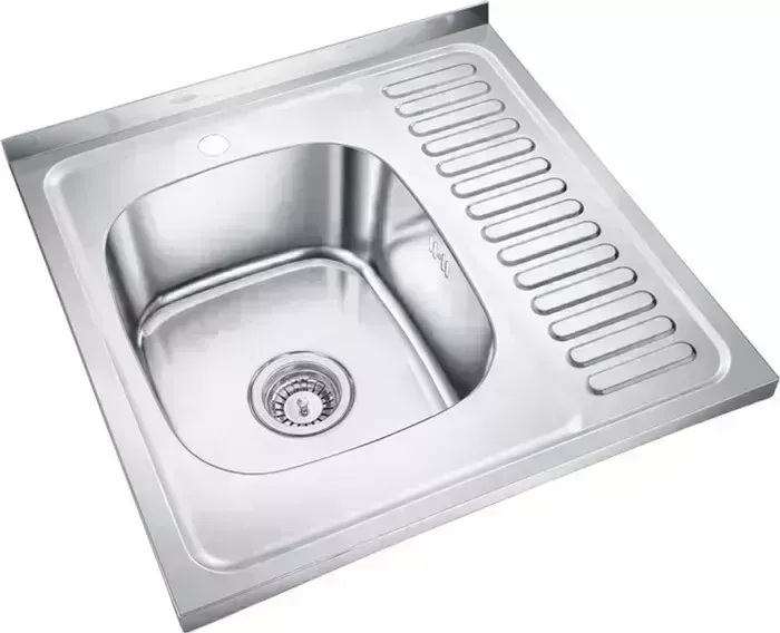 Мойка кухонная EMAR 6060L нержавеющая сталь