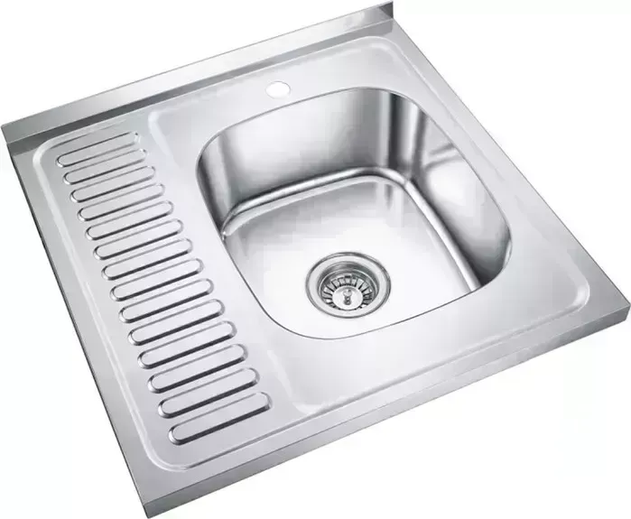 Мойка кухонная EMAR 6060R нержавеющая сталь