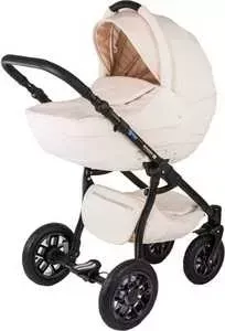 Коляска 2 в 1 ADAMEX модульная 2 в 1 Jogger Alu Eko кожа бежевый