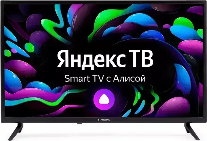 Телевизор StarWind SW-LED32SG301 Smart Яндекс.ТВ черный (32", HD, 60Гц, SmartTV, WiFi)