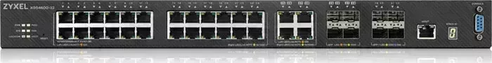Коммутатор ZyXEL XGS4600-32 L3 Managed Switch, 28 port Gig and 4x 10G SFP+, stackable, dual PSU (XGS4600-32-ZZ0102F) L3 28 4x