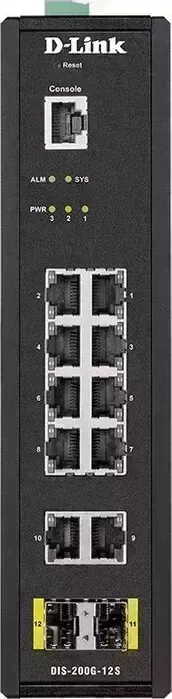 Коммутатор D-Link DIS-200G-12S/A1A 10G 2SFP управляемый (DIS-200G-12S/A1A)