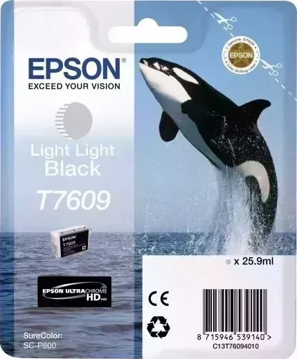 Картридж Epson SureColor SC-P600 Light Light Black (C13T76094010)