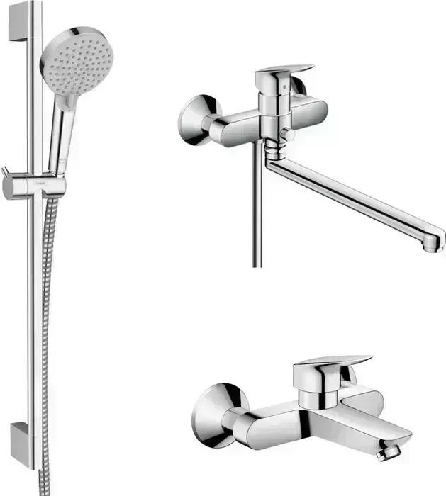 Комплект смесителей Hansgrohe Logis универсальный (71402000, 71225000, 26275000)