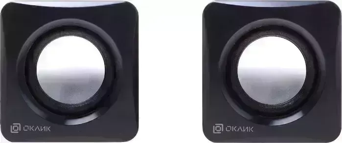 Акустическая система Oklick OK-330 2.0 черный 6Вт