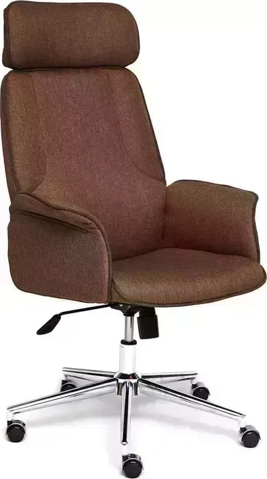 Кресло офисное TetChair Charm ткань коричневый/коричневый F25 / ЗМ7-147