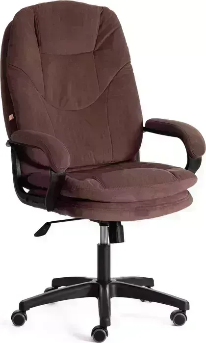 Кресло офисное TetChair Comfort LT (22) флок коричневый 6