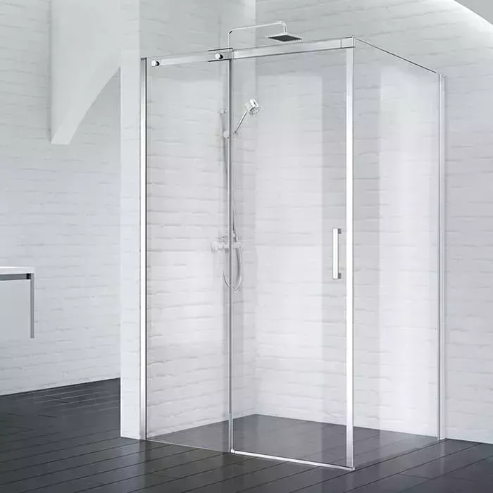 Душевой уголок BELBANGO Acqua 150х80 прозрачный, хром (ACQUA-AH-1-150/80-C-Cr)