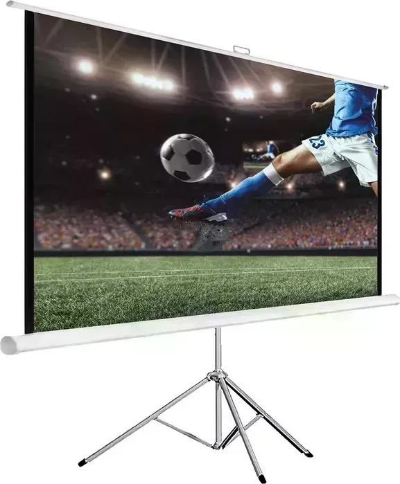 Экран для проектора Hiper на треноге 125x221 см Cinema STP 16x9-100 16:9 напольный рулонный польный