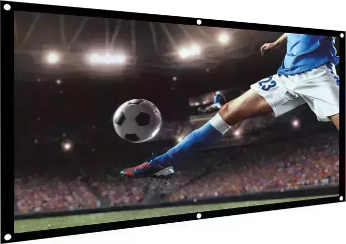 Экран для проектора Hiper 149x266 см SFW 16x9-120 16:9 настенный рулонный черный