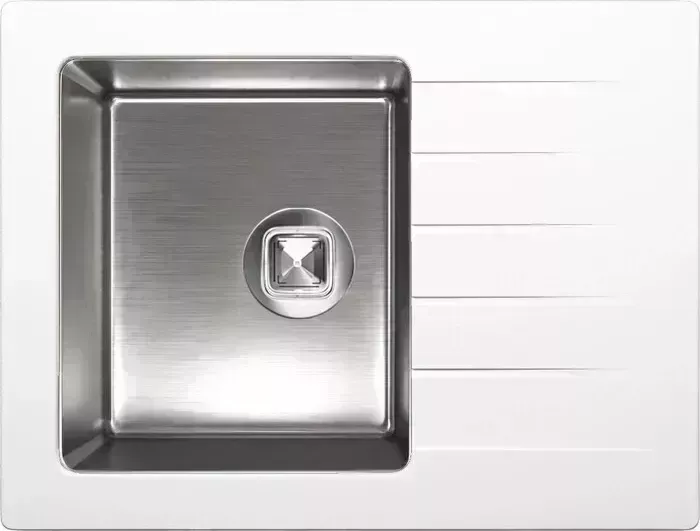 Мойка кухонная Tolero Twist TTS-660 №923 белый (474032)