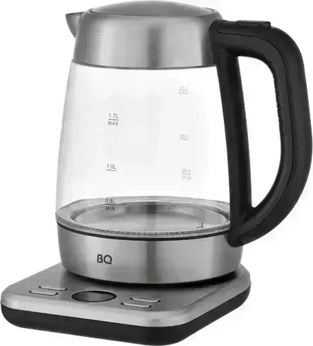Чайник электрический BQ -KT2047G Чёрный-Сталь