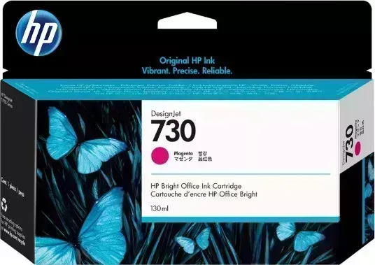 Картридж HP 730 130-ml Magenta (P2V63A)