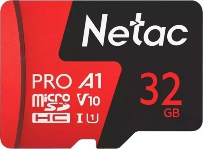 SD карта NeTac MicroSD card P500 Extreme Pro 32GB, retail version w/SD adapter
