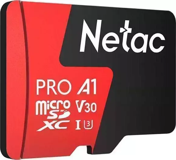 Карта памяти NeTac MicroSD card P500 Extreme Pro 64GB, retail version w/SD adapter