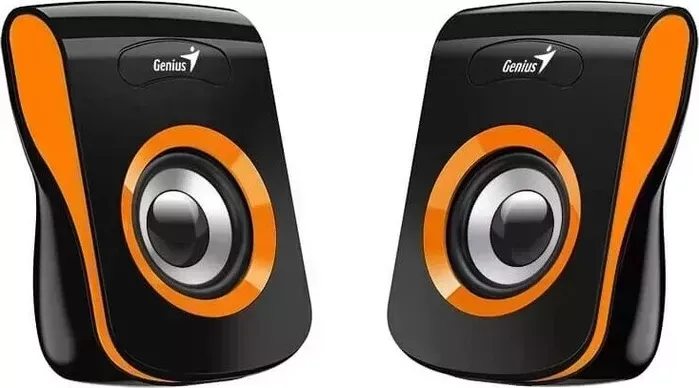 Акустическая система Genius SP-Q180, 2.0, 2 x 3W RMS, USB-power, Orange